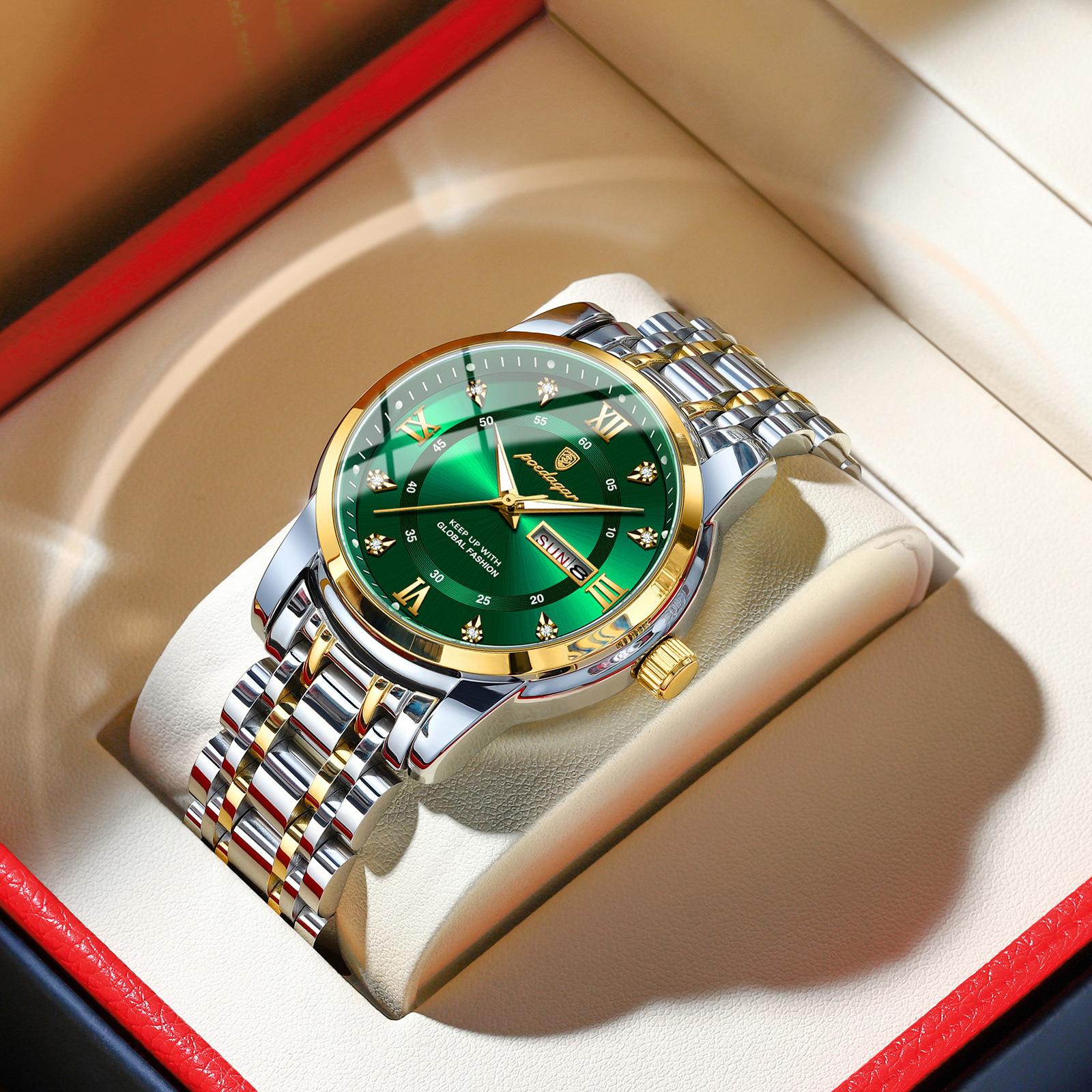 Dual Calendar Luminous Quartz Watch - P936 - CHILECLIKK
