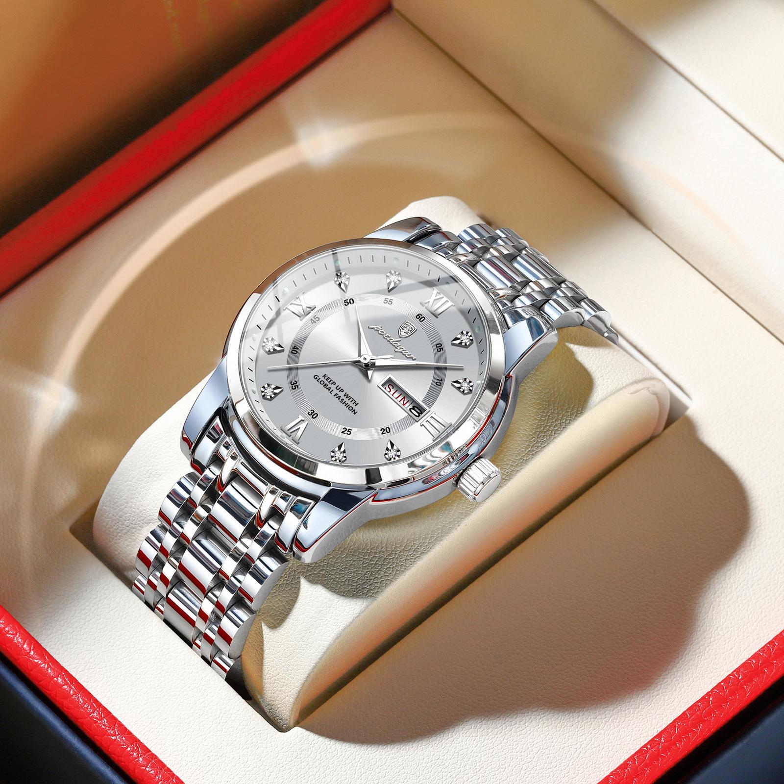 Dual Calendar Luminous Quartz Watch - P936 - CHILECLIKK