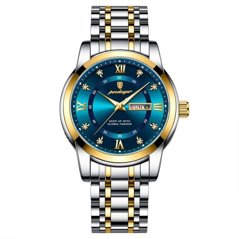 Dual Calendar Luminous Quartz Watch - P936 - CHILECLIKK