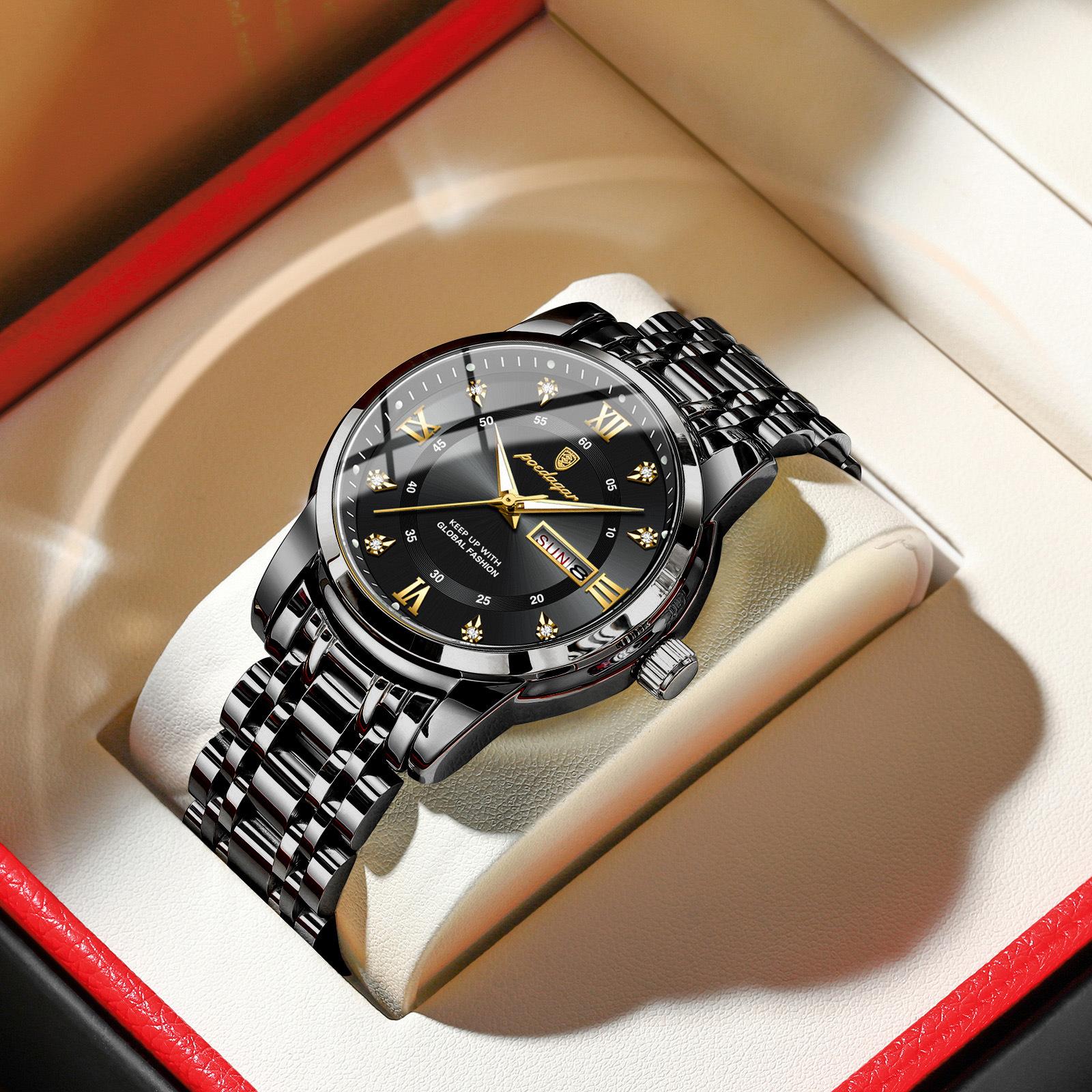 Dual Calendar Luminous Quartz Watch - P936 - CHILECLIKK