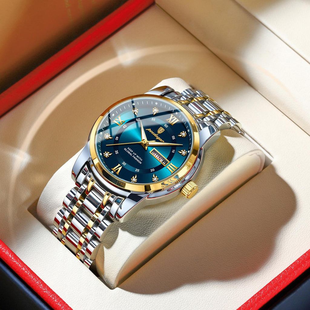 Dual Calendar Luminous Quartz Watch - P936 - CHILECLIKK