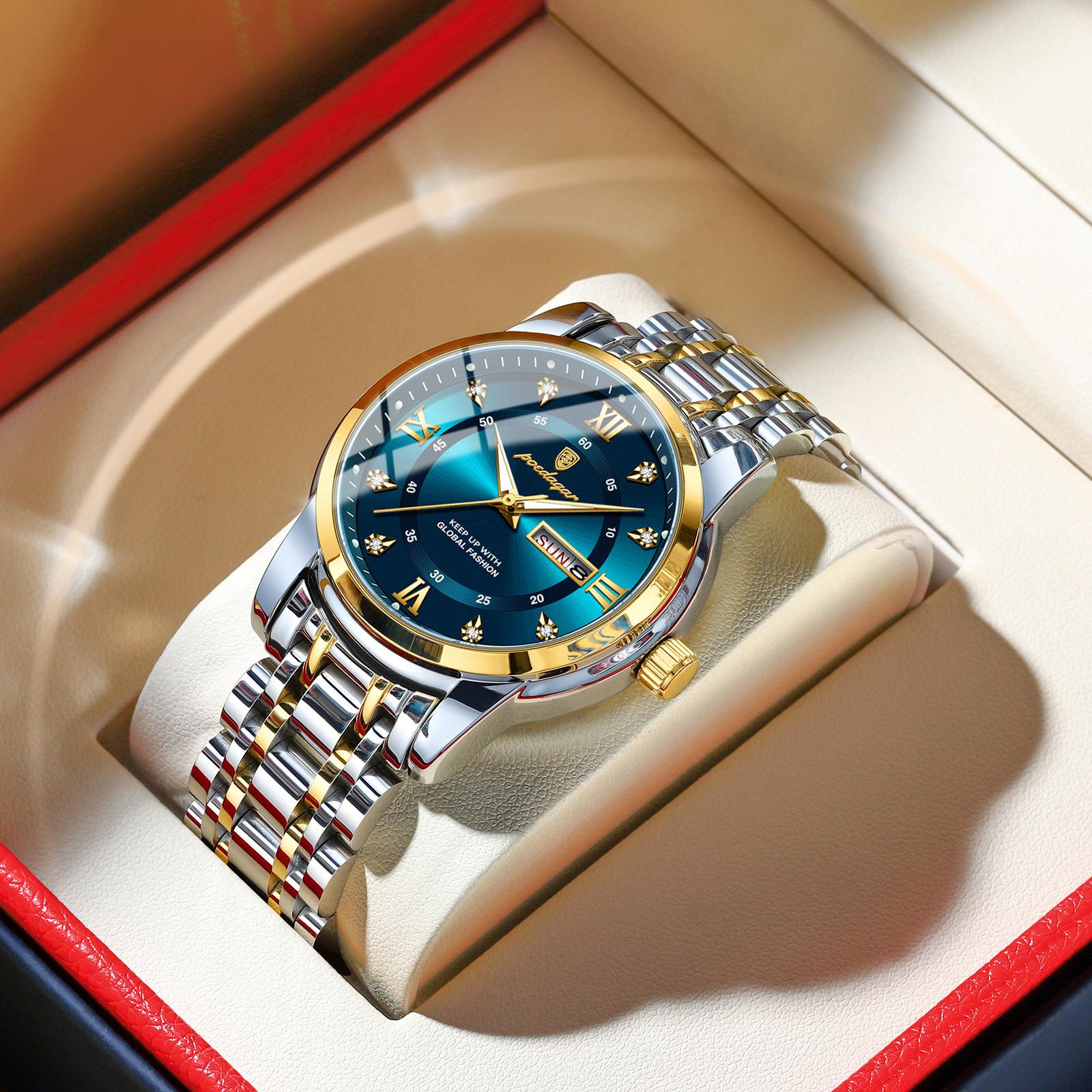 Dual Calendar Luminous Quartz Watch - P936 - CHILECLIKK