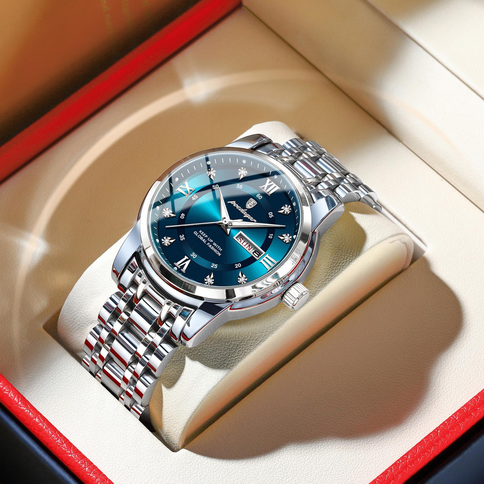 Dual Calendar Luminous Quartz Watch - P936 - CHILECLIKK