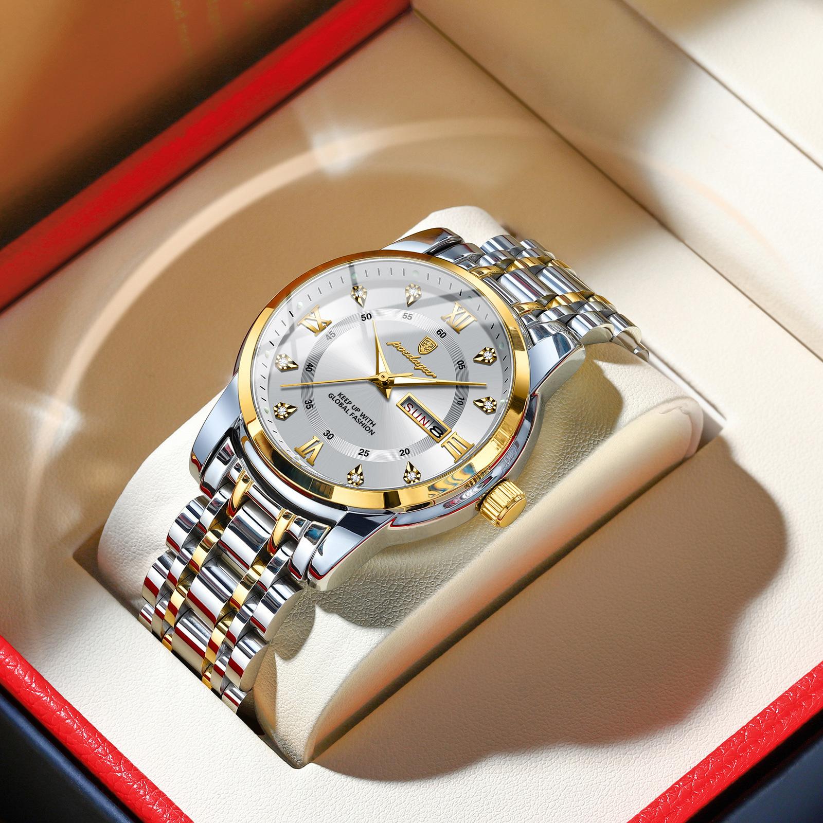 Dual Calendar Luminous Quartz Watch - P936 - CHILECLIKK